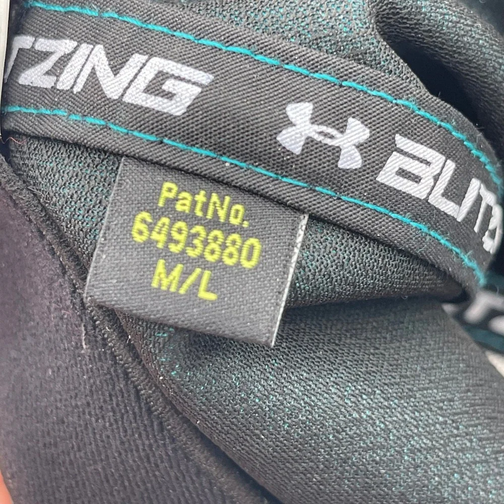 Under Armour 1305036 Hat Blitzing 3.0 Men M/L Teal Blue Stretch Fit Athletic Cap